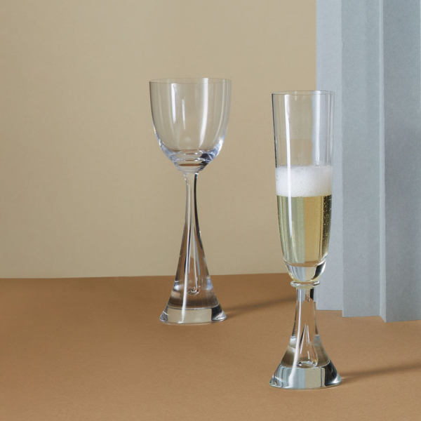 Glasses Champagne Šampaňské soubor Masaryk, křišťál