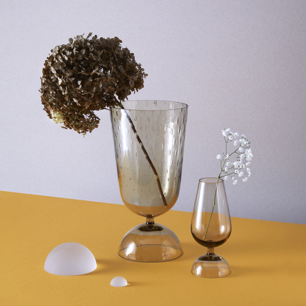 Accessories Vase Váza na květiny Honey, křišťál